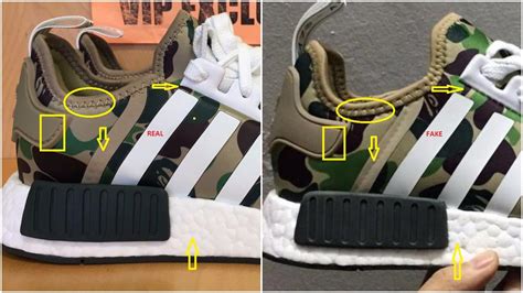 adidas nmd bape adidas fake vs real|are nmd shoes real.